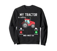 Il Mio Trattore Sta chiamando e Devo Andare Divertente Trattore agricolo Felpa
