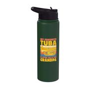 Il mio Tuba Player preferito mi chiama Nonno di Tuba Player Stainless Steel Insulated Water Bottle
