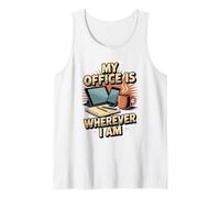 Il Mio Ufficio è Ovunque io Sia Lavoro a Distanza Viaggi Canotta