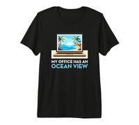 Il Mio Ufficio ha Un operatore remoto Ocean View Maglietta Premium