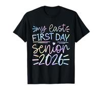 Il Mio ultimo Primo Giorno Senior 2026 Tie Dye Class del 2026 Maglietta