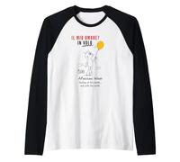 Il Mio Umore Poldo Palloncino Ironico Divertente Maglia con Maniche Raglan