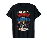 Il Mio Unico Fuoco Artificiale È La Mia personalità 4 Luglio Maglietta
