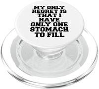Il mio unico rimpianto è che ho solo uno stomaco da riempire PopSockets PopGrip per MagSafe