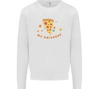 Il Mio Universo Pizza Divertente Dieta Uomo Felpa Maglione