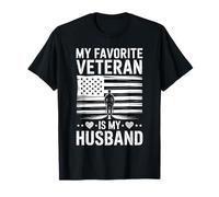 Il mio veterano preferito è il giorno dei veterani militari di mio marito Maglietta