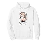 Il Mio Viaggio a Cavallo Inizia Oggi Cute Pony Felpa con Cappuccio