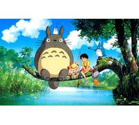 Il Mio Vicino TOTORO Miyazaki Anime Ghibli Poster A4 A2 A1 A0