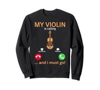 Il Mio Violino Sta chiamando e Devo Andare Divertente Violino Amante Violino Felpa