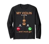 Il Mio Violino Sta chiamando e Devo Andare Divertente Violino Amante Violino Maglia a Manica