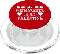 Il mio Weimaraner è il mio proprietario di San Valentino PopSockets PopGrip per MagSafe