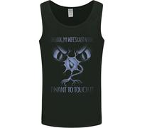 Il Mio Wife's Ultimo Nervo Divertente Marito Uomo Canotta Maglia