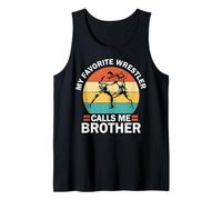 Il mio wrestler preferito mi chiama Fratello Cool Wrestling Uomini Ragazzo Canotta