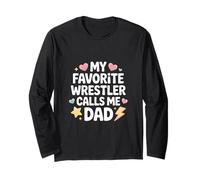 Il Mio Wrestler Preferito Mi Chiama papà Maglia a Manica