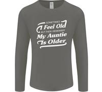 Il Mio Zia È Anziani 30th 40th 50th Compleanno Uomo Maniche