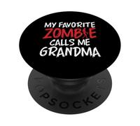 Il mio zombie preferito mi chiama Nonna di Zombie PopSockets PopGrip Adesivo