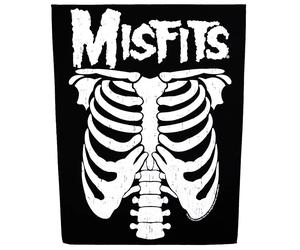Il Misfits Toracica Retro Toppa Punk Rock Band XL Dtg Stampato Cucire