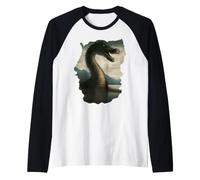 Il misterioso Mostro di Loch Ness Maglia con Maniche Raglan