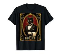 Il mistero dell'omicidio del Gatto Nero Art Déco di Butler Maglietta