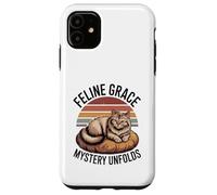 Il mistero di Feline Grace svela gli amanti dei gatti Feline Pet Meow Cats Custodia per iPhone 11