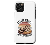 Il mistero di Feline Grace svela gli amanti dei gatti Feline Pet Meow Cats Custodia per iPhone 11 Pro