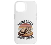 Il mistero di Feline Grace svela gli amanti dei gatti Feline Pet Meow Cats Custodia per iPhone 14