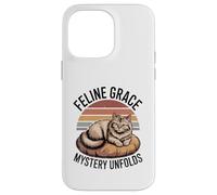 Il mistero di Feline Grace svela gli amanti dei gatti Feline Pet Meow Cats Custodia per iPhone 14 Pro Max