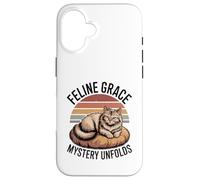 Il mistero di Feline Grace svela gli amanti dei gatti Feline Pet Meow Cats Custodia per iPhone 16