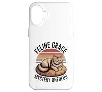 Il mistero di Feline Grace svela gli amanti dei gatti Feline Pet Meow Cats Custodia per iPhone 16 Plus