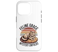Il mistero di Feline Grace svela gli amanti dei gatti Feline Pet Meow Cats Custodia per iPhone 16 Pro