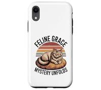 Il mistero di Feline Grace svela gli amanti dei gatti Feline Pet Meow Cats Custodia per iPhone XR