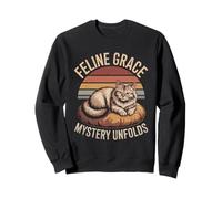 Il mistero di Feline Grace svela gli amanti dei gatti Feline Pet Meow Cats Felpa