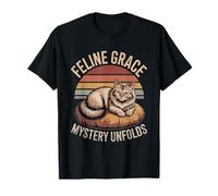Il mistero di Feline Grace svela gli amanti dei gatti Feline Pet Meow Cats Maglietta
