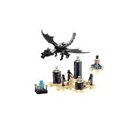 Il modello di drago Ender con mattoncini da costruzione e action figure My World, set di giocattoli