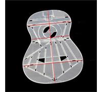 Il Modello Per La Realizzazione Di Chitarra Classica Include Contorno Della Buca E Layout Dei Rinforzi (acrilico Trasparente) Kit Attrezzi Liutaio(Style 1)