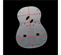 Il Modello Per La Realizzazione Di Chitarra Classica Include Contorno Della Buca E Layout Dei Rinforzi (acrilico Trasparente) Kit Attrezzi Liutaio(Style 2)