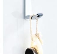 Il moderno set di ferramenta per il bagno con finitura cromata e ottone lucido include portasciugamani, porta carta igienica, gancio per accappatoio e doppio portasciugamani per una maggiore