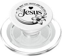 Il modo in cui la verità e la vita Gesù Cuore PopSockets PopGrip per MagSafe