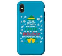 Il modo migliore per diffondere Natale Cheer Insegnare Biologia Custodia per iPhone X/XS