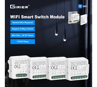 Il modulo interruttore luce intelligente Tuya Wifi supporta il controllo bidirezionale, l'app telecomando fai da te interruttore 100-240 V, funziona con Alexa Google Home