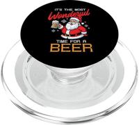 Il momento più bello del Natale per divertenti uomini di Babbo Natale PopSockets PopGrip per MagSafe