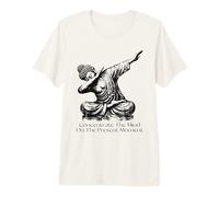 Il Momento Presente Dabbing Buddha Consapevolezza Illuminazione Maglietta Premium