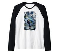 Il mondo attraverso gli occhi del bambino Maglia con Maniche Raglan