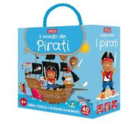 Il mondo dei pirati. Q-box. Ediz. a colori. Con 10 figure sagomate. Con puzzle