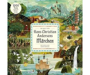 Il Mondo delle Fiabe di Hans Christian Andersen. Un Puzzle da 1000 Pezzi, Illustrato da Adam Simpson con Le Classiche Fiabe d'Arte del capolavoro