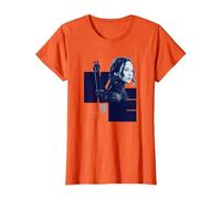 Il Mondo di Hunger Games Katniss Everdeen Maglietta, Donna, Arancio, L