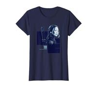 Il Mondo di Hunger Games Katniss Everdeen Maglietta, Donna, Navy, 3XL