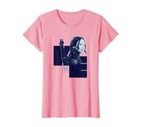 Il Mondo di Hunger Games Katniss Everdeen Maglietta, Donna, Rosa, S