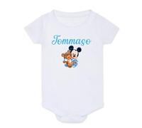 il mondo di Noah Body Neonato Personalizzato con Stampa, Body Maniche Corte e Body Maniche Lunghe 100% Cotone, da 0-3 a 18 Mesi (20, 18 mesi)
