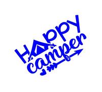 Il mondo è così grande, voglio vedere, Happy Campers Ricambi auto Adesivi for auto Adesivi for moto(Blue,100X50CM)